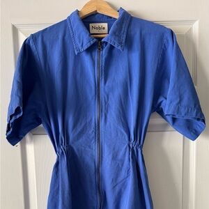 French Blue Noble Utility Dress, M